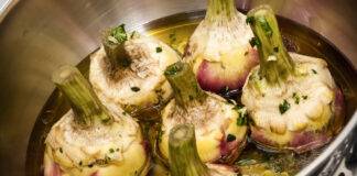 Ricetta della nonna dei carciofi alla giuda
