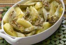 Carciofi e patate in tegame ricetta