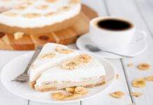 Cheesecake alla banana | Dessert fresco che si prepara facilmente Cheesecake alla frutta