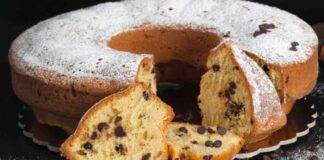 Ciambella al miele con gocce di cioccolato ricetta