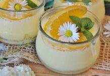 Crema pasticcera all’arancia | Dessert goloso e profumatissimo