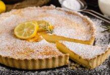 crostata limone frolla di riso ricetta FOTO ricettasprint