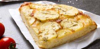 Focaccia con le patate a lievitazione istantanea ricetta