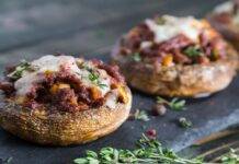 Funghi ripieni al forno