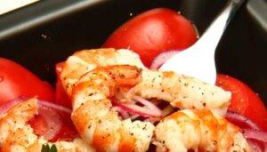 Gamberi alla catalana | Insalata di pesce delicata e semplice