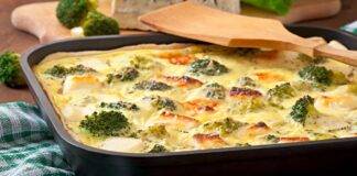 Pasta al forno con broccoli besciamella