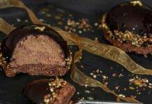 Mousse al cioccolato caramellato e biscotto ricettasprint