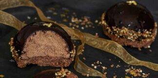 Mousse al cioccolato caramellato e biscotto ricettasprint