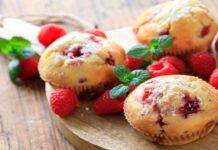 Muffin con frutti rossi