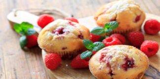 Muffin con frutti rossi