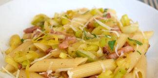 pasta con cavolo verza e pancetta