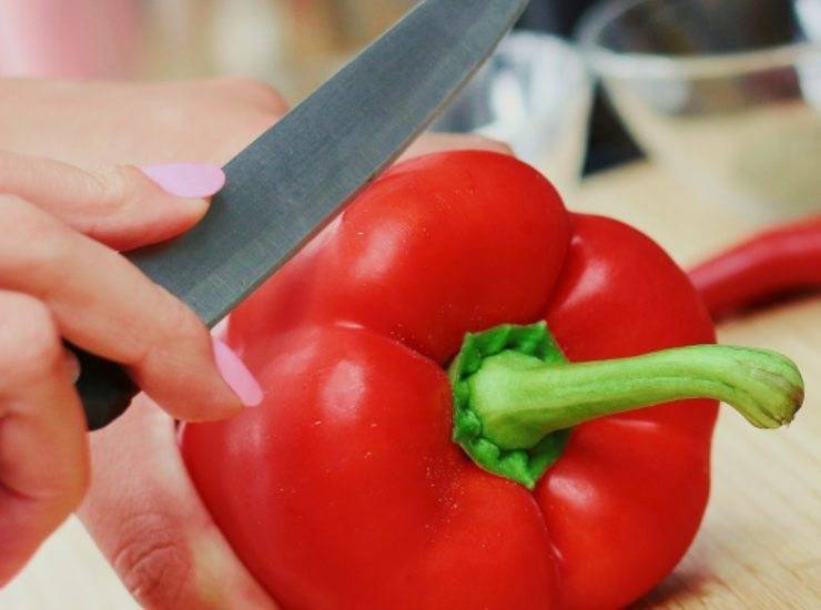 Pollo light con peperoni rossi FOTO ricettasprint