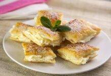 Dessert sfogliati alla crema
