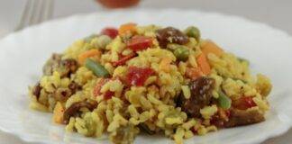 Risotto alle verdure e curcuma ricetta