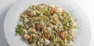 Risotto di mare con carciofi ricettasprint