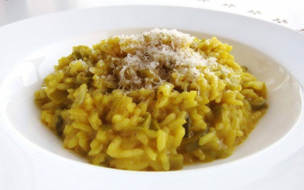 Risotto con taleggio e zafferano