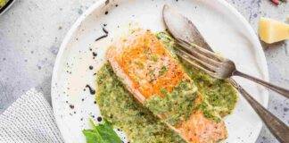 Salmone con salsa alle erbe ricettasprint