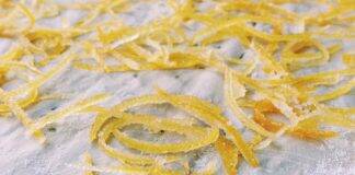 scorze limone candite ricetta FOTO ricettasprint