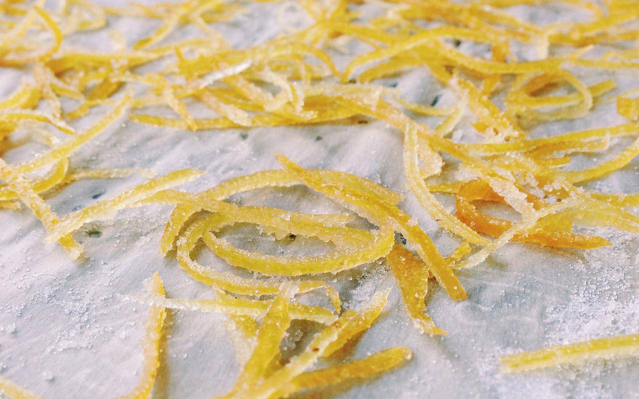 scorze limone candite ricetta FOTO ricettasprint