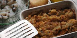 Seppie in gratin con patate ricetta