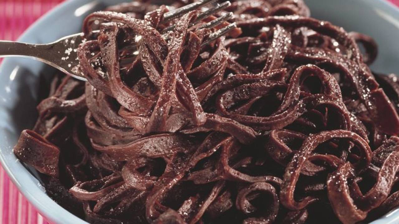 Pasta all'uovo con cacao