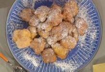 Frittelle di riso di Anna Moroni | Ricetta dolce per festeggiare