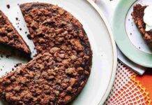 Sbriciolata fondente al contrario | Una bomba di golosità in 10 minuti sbriciolata fondente al contrario ricettasprint