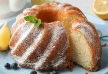 Torta solo albumi al limone | Leggera e delicata pronta in 10 minuti