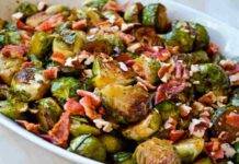Cavolini di Bruxelles e speck gratinati | un contorno delizioso