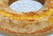 Ciambella soffice Emiliana di ciliegie