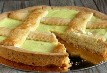 Crostata alle nocciole con crema al limone | Il dolce super goloso Torta alle nocciole