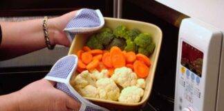 Cuocere le verdure al microonde