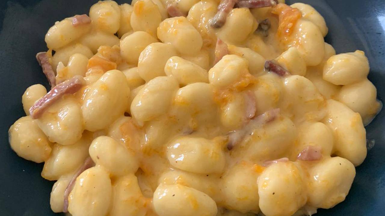 Gnocchi con zucca e formaggio