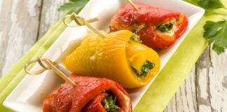 Involtini di peperoni con mousse di tonno ricetta