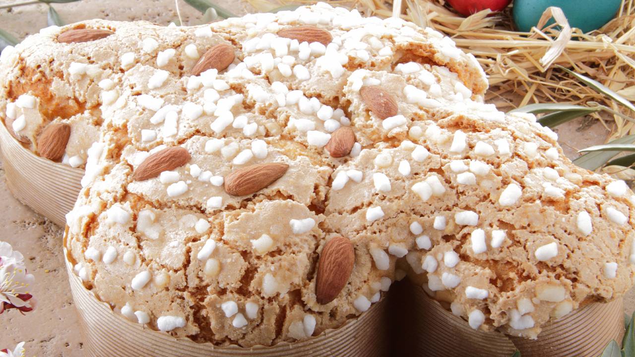 Colomba con glassa