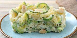 Pasta alle zucchine e formaggio