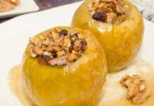 Mele al forno con ricotta miele e noci ricetta