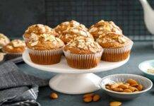 Muffin senza burro e mandorle