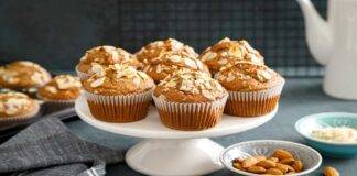Muffin senza burro e mandorle