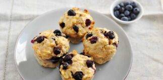 muffin integrali mirtilli ricetta FOTO ricettasprint