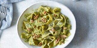 Primo piatto con pesto