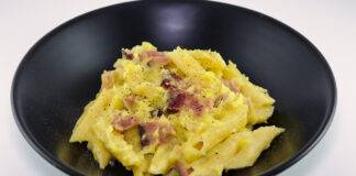 pasta con patate e guanciale