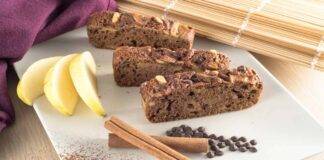 Plumcake alle mele e gocce di cioccolato