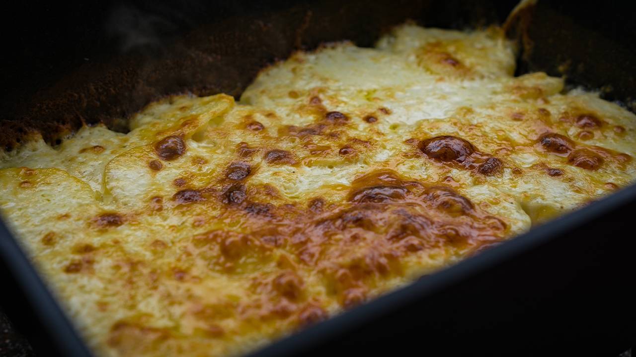 Riso gratinato con salsicce