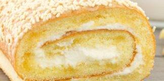Dolce arrotolato alla panna