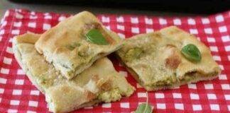 schiacciata pesto crescenza ricetta FOTO ricettasprint