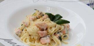 Pasta al pesce e verdure
