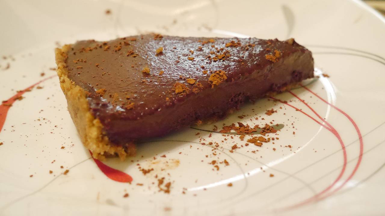 dessert al cioccolato e tofu