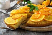 Torta all’arancia e mandarino senza burro | Profumata e delicata Torta agli agrumi