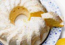 Torta cremosa al limone | Facilissima e pronta in 10 minuti